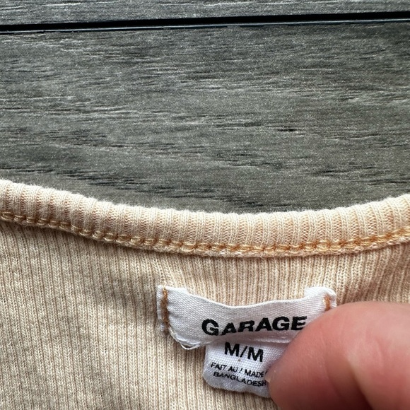 Garage Women’s Orange Crop Top - Picture 5 of 5